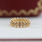 [sparkle Jewelery]CLASH 6.8MM DIAMOND MEDIUM RING
