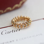 [sparkle Jewelery]CLASH 6.8MM DIAMOND MEDIUM RING