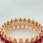 [sparkle Jewelery]CLASH 7.9MM AGATE CHALCEDONY RING