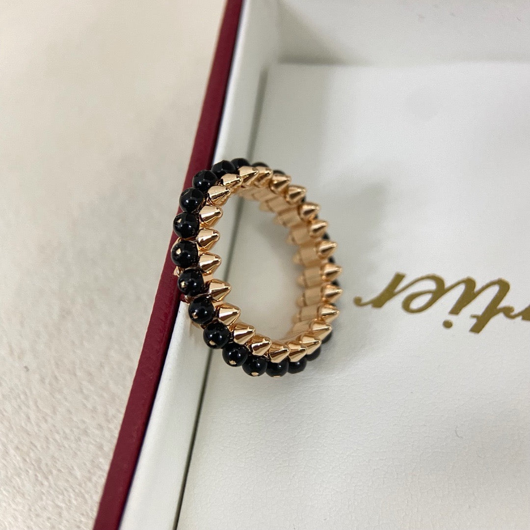 [sparkle Jewelery]CLASH 7.9MM AGATE CHALCEDONY RING