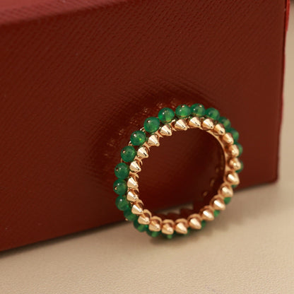 [sparkle Jewelery]CLASH 7.9MM AGATE CHALCEDONY RING