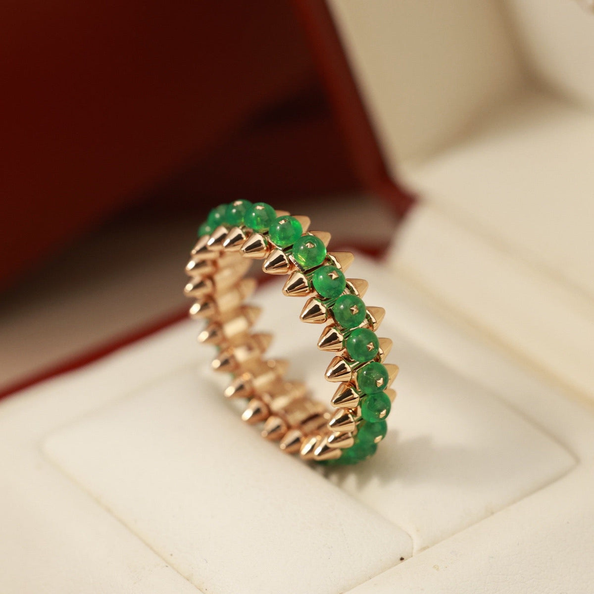 [sparkle Jewelery]CLASH 7.9MM AGATE CHALCEDONY RING