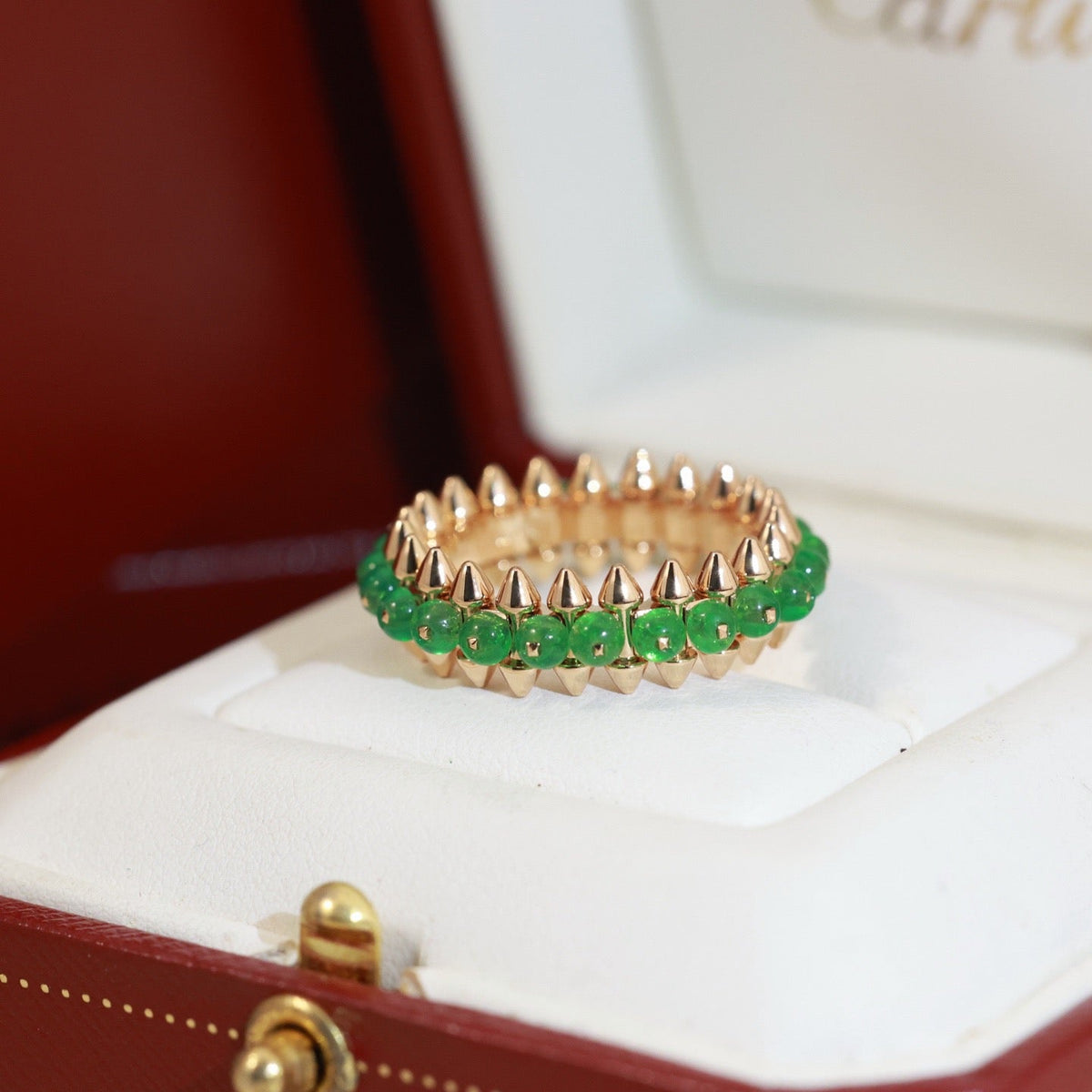 [sparkle Jewelery]CLASH 7.9MM AGATE CHALCEDONY RING