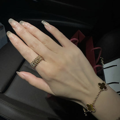 [sparkle Jewelery]CLASH 9.2MM DOUBLE ROW RING