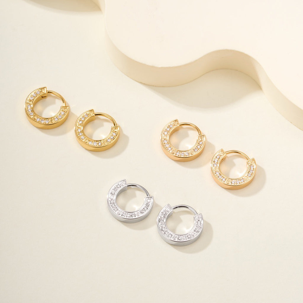 [sparkle Jewelery]LOVE DIAMOND EARRINGS