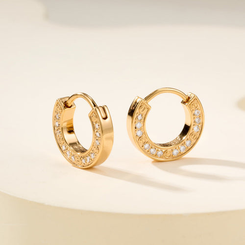 [sparkle Jewelery]LOVE DIAMOND EARRINGS