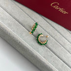 [sparkle Jewelery]CLASH 7.9MM AGATE CHALCEDONY EARRINGS