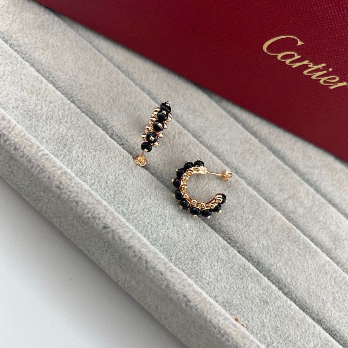 [sparkle Jewelery]CLASH 7.9MM AGATE CHALCEDONY EARRINGS