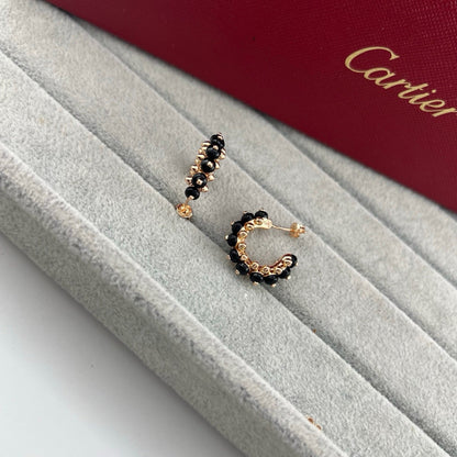 [sparkle Jewelery]CLASH 7.9MM AGATE CHALCEDONY EARRINGS