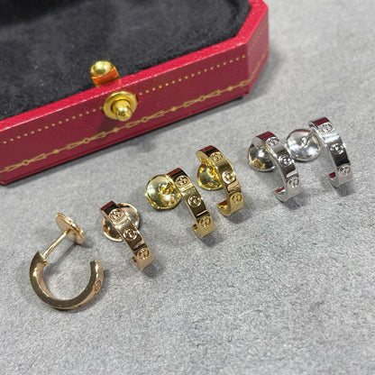 [sparkle Jewelery]LOVE EARRINGS 2.65 MM NO DIAMOND SMALL