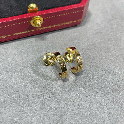 [sparkle Jewelery]LOVE EARRINGS 2.65 MM NO DIAMOND SMALL