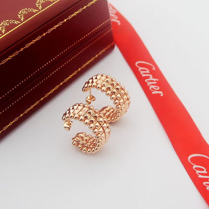 [sparkle Jewelery]CLASH 9.2MM DOUBLE ROW EARRINGS
