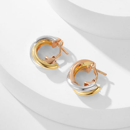 [sparkle Jewelery]TRINITY ON DIAMOND CLASSIC EARRINGS