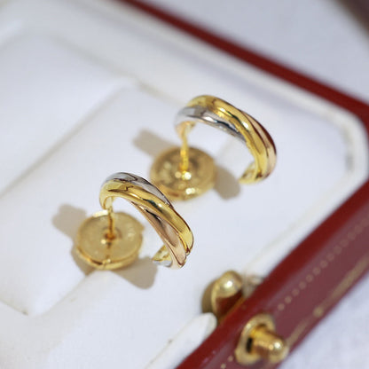 [sparkle Jewelery]TRINITY ON DIAMOND MINI EARRINGS