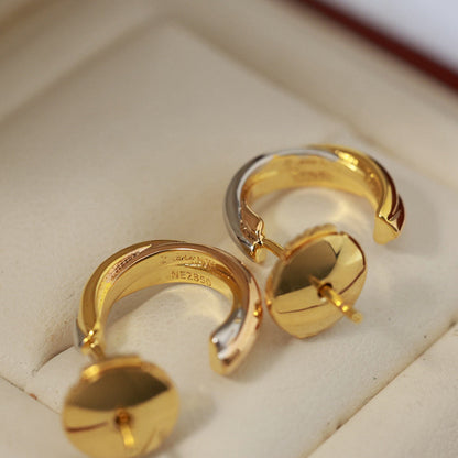 [sparkle Jewelery]TRINITY ON DIAMOND MINI EARRINGS