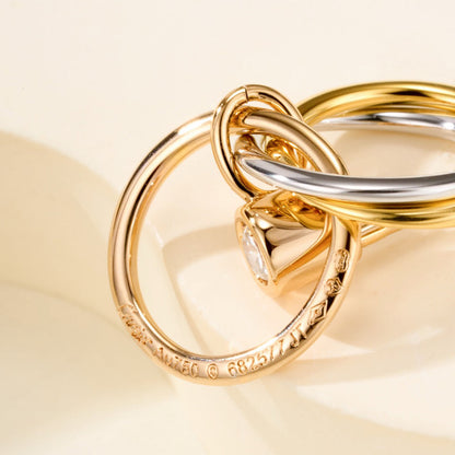 [sparkle Jewelery]TRINITY ON DIAMOND  EARRINGS
