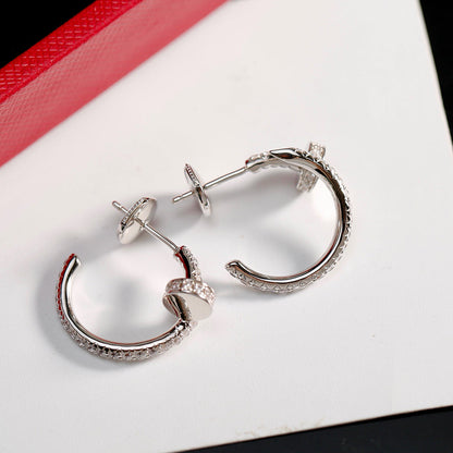 [sparkle Jewelery]JUSTE FULL DIAMOND SMALL EARRINGS