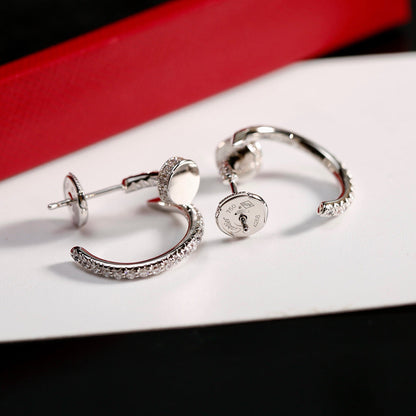 [sparkle Jewelery]JUSTE FULL DIAMOND SMALL EARRINGS