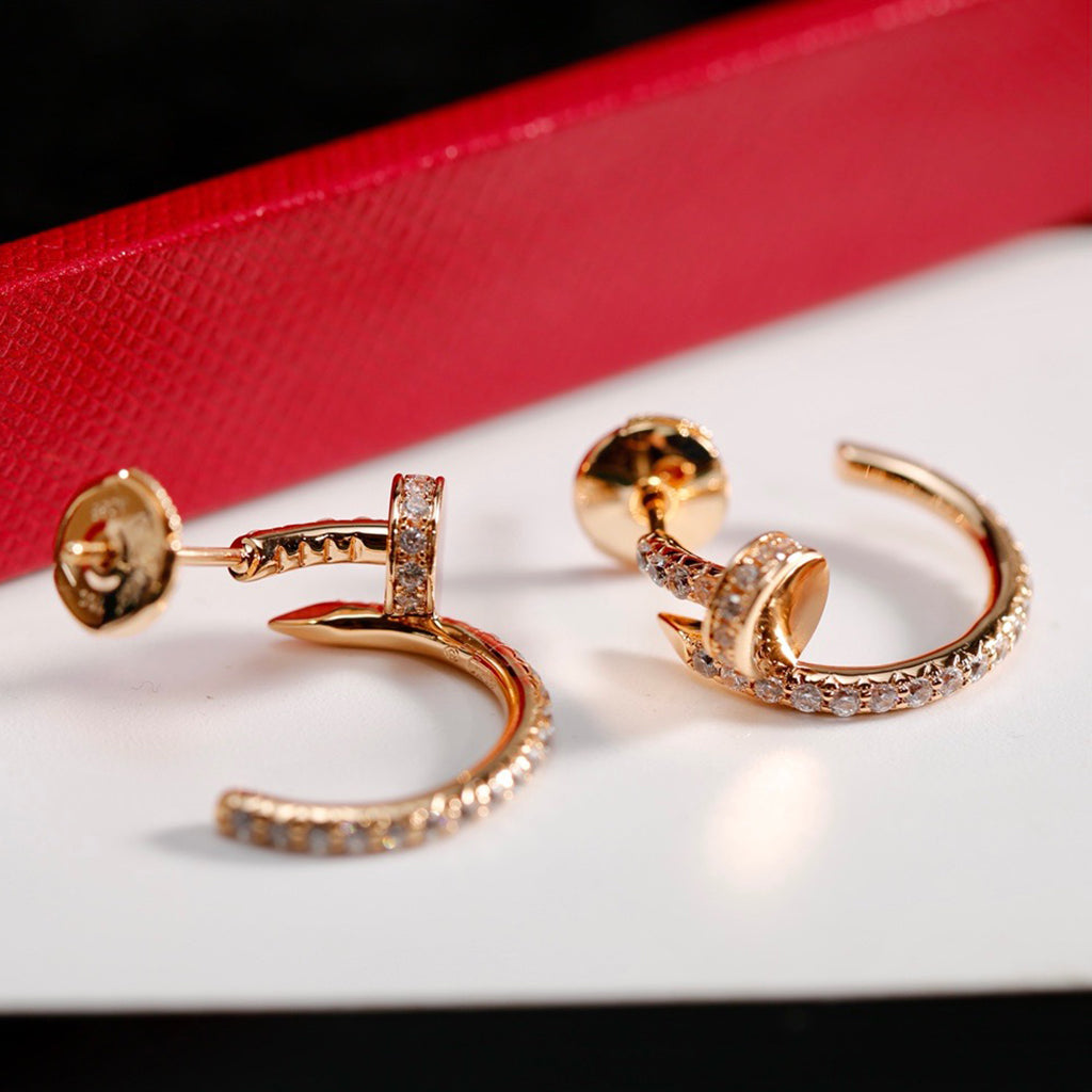 [sparkle Jewelery]JUSTE FULL DIAMOND SMALL EARRINGS