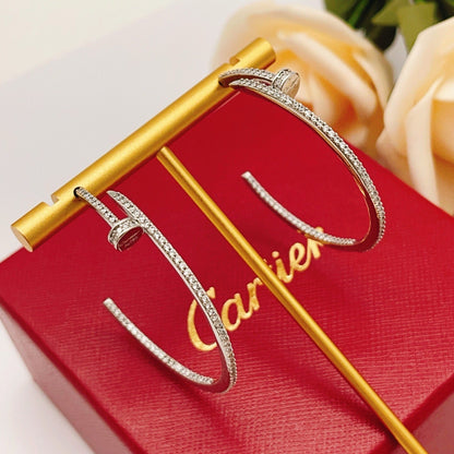 [sparkle Jewelery]JUSTE FULL DIAMOND LARGE EARRINGS