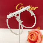 [sparkle Jewelery]JUSTE HALF DIAMOND LARGE EARRINGS