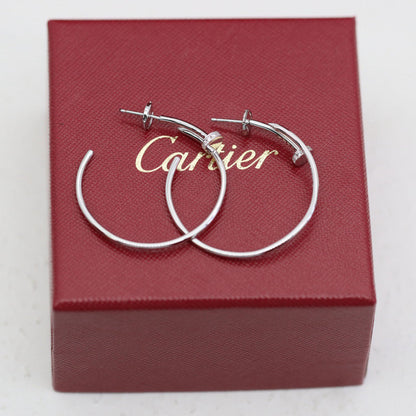 [sparkle Jewelery]JUSTE HALF DIAMOND LARGE EARRINGS