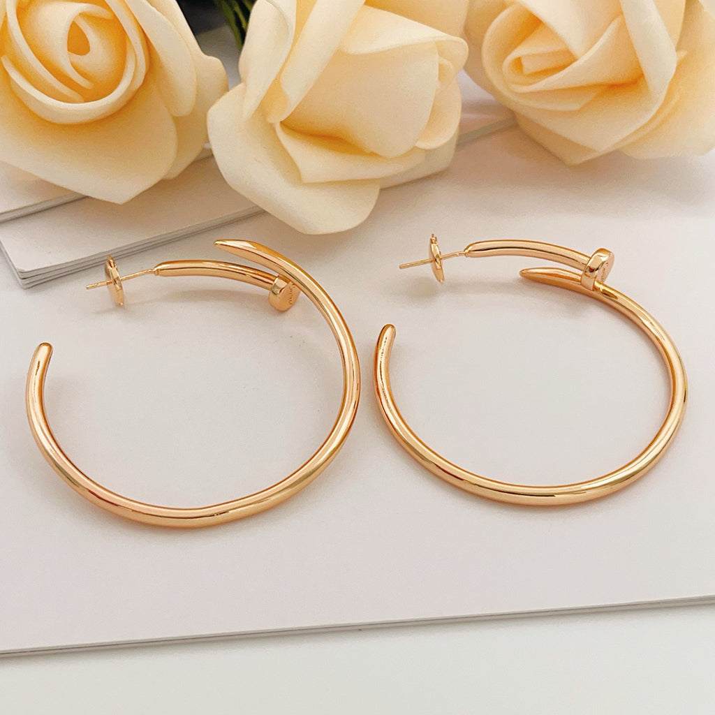 [sparkle Jewelery]JUSTE NO DIAMOND LARGE EARRINGS