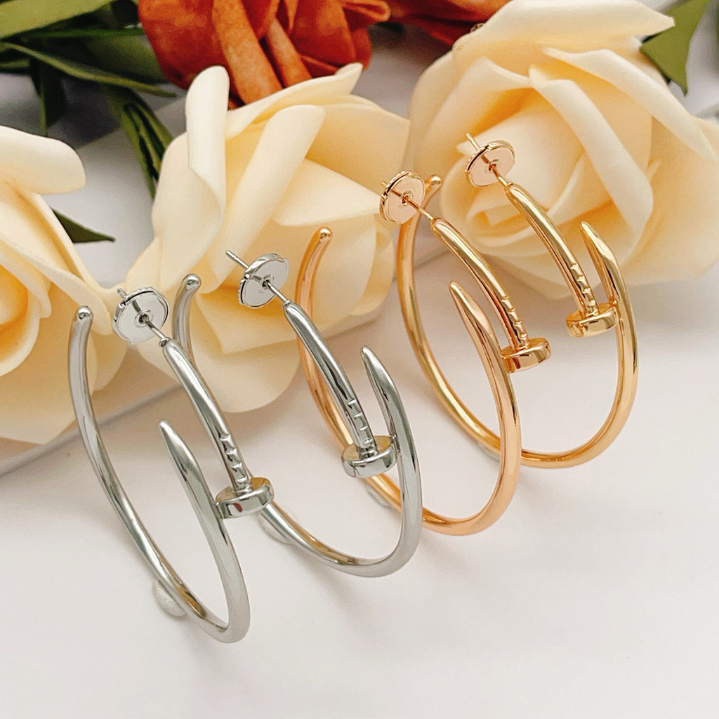 [sparkle Jewelery]JUSTE NO DIAMOND LARGE EARRINGS