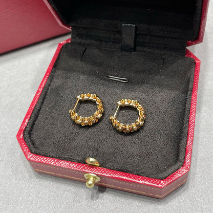 [sparkle Jewelery]CLASH MINI HOOP EARRINGS