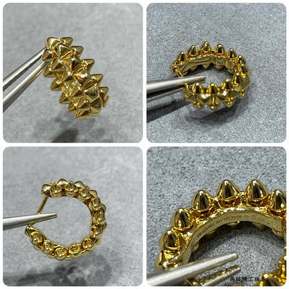[sparkle Jewelery]CLASH MINI HOOP EARRINGS