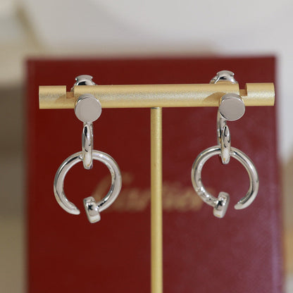 [sparkle Jewelery]JUSTE NO DIAMOND DOUBLE EARRINGS