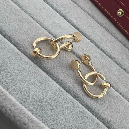 [sparkle Jewelery]JUSTE NO DIAMOND DOUBLE EARRINGS