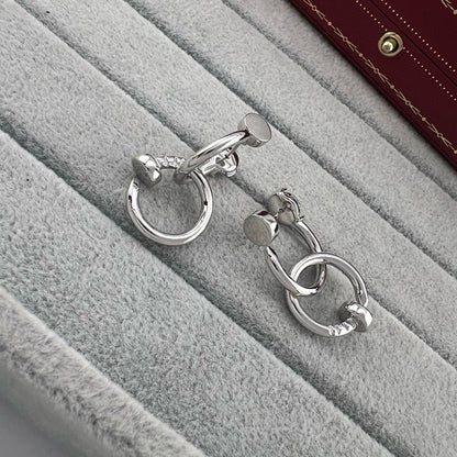 [sparkle Jewelery]JUSTE NO DIAMOND DOUBLE EARRINGS
