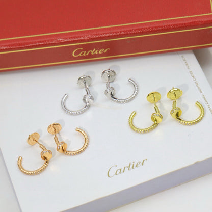[sparkle Jewelery]JUSTE FULL DIAMOND DOUBLE EARRINGS