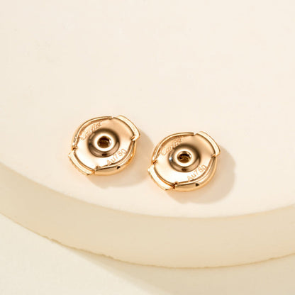[sparkle Jewelery]JUSTE HALF DIAMOND DOUBLE EARRINGS