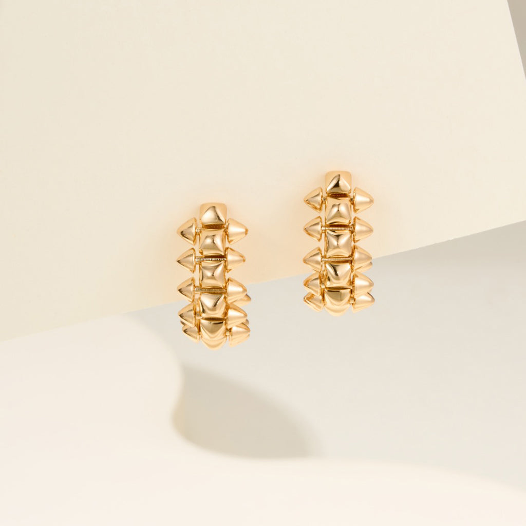 [sparkle Jewelery]CLASH MINI HOOP EARRINGS