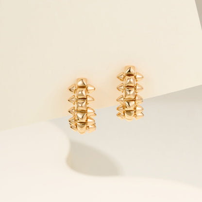 [sparkle Jewelery]CLASH MINI HOOP EARRINGS