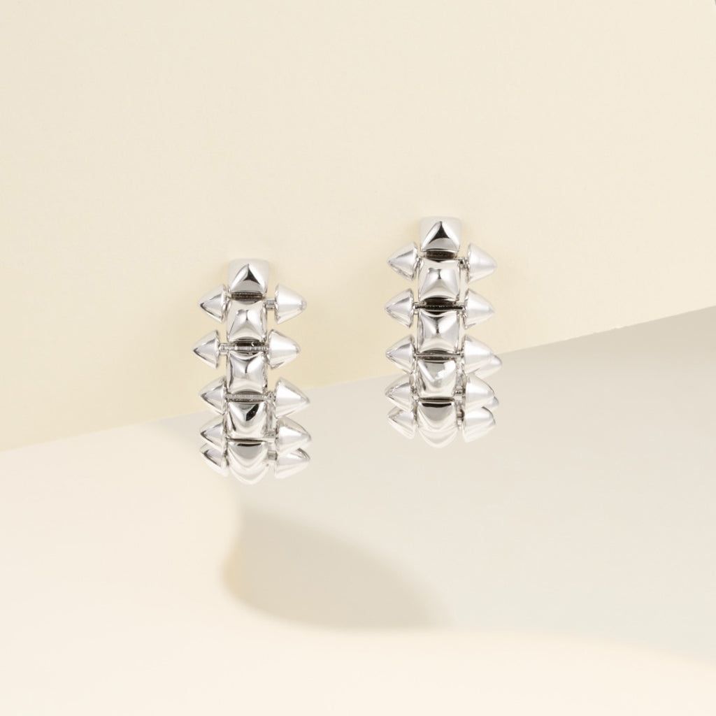 [sparkle Jewelery]CLASH MINI HOOP EARRINGS