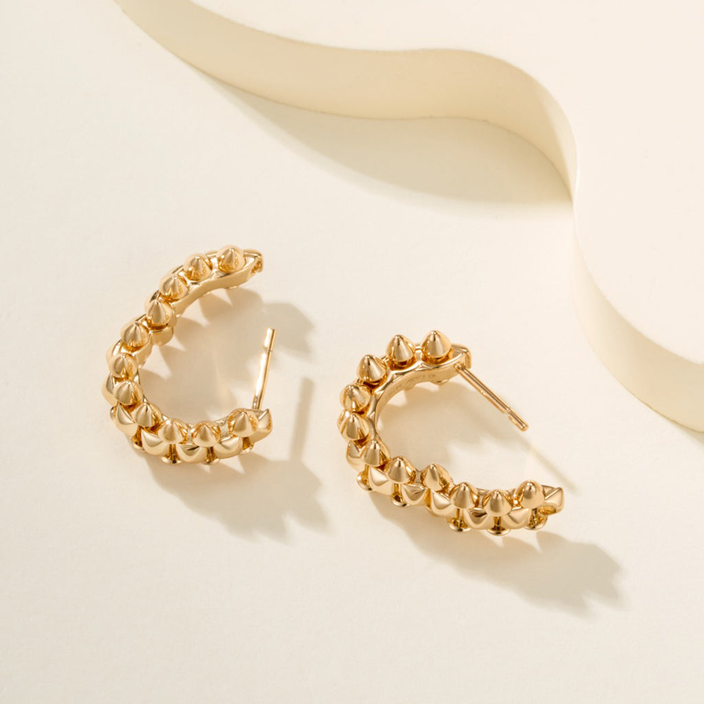 [sparkle Jewelery]CLASH MINI HOOP EARRINGS