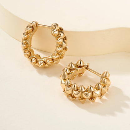 [sparkle Jewelery]CLASH MINI HOOP EARRINGS