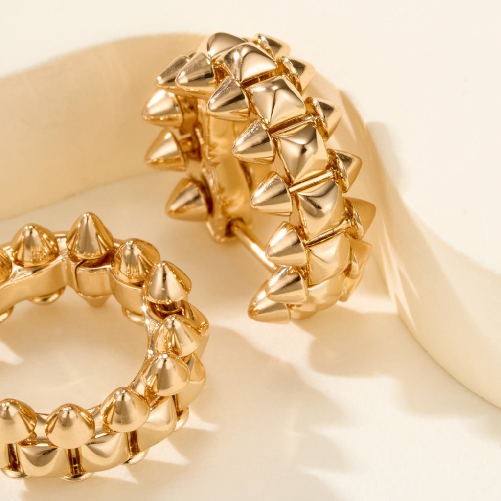 [sparkle Jewelery]CLASH MINI HOOP EARRINGS