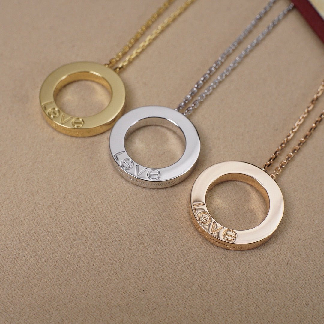 [sparkle Jewelery]LOVE NECKLACE 16MM