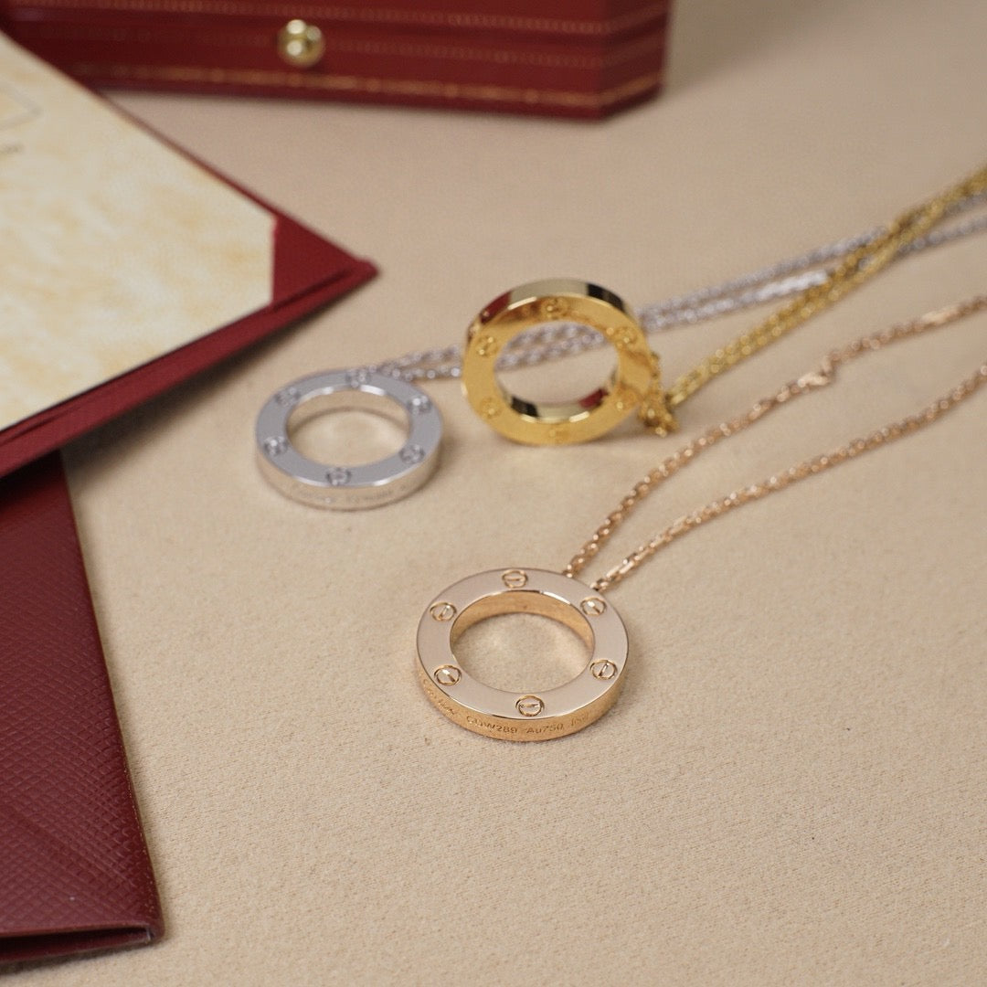 [sparkle Jewelery]LOVE NECKLACE 16MM