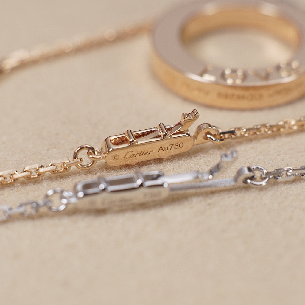 [sparkle Jewelery]LOVE NECKLACE 16MM