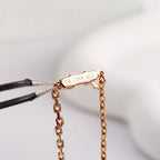 [sparkle Jewelery]LOVE NECKLACE 16MM  FULL DIAMOND