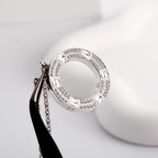 [sparkle Jewelery]LOVE NECKLACE 16MM  FULL DIAMOND