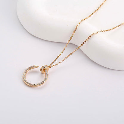 [sparkle Jewelery]JUSTE NECKLACE FULL DIAMOND