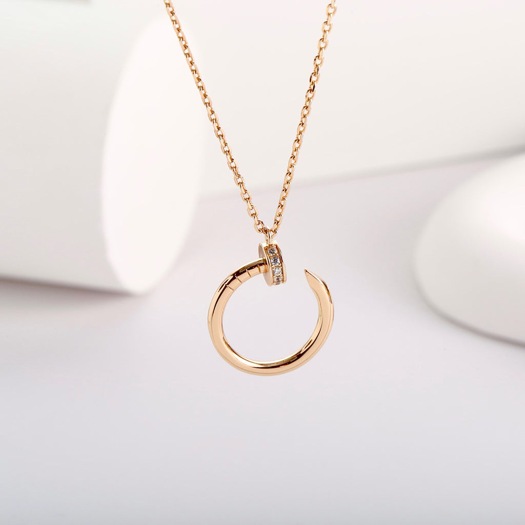 [sparkle Jewelery]JUSTE NECKLACE FULL DIAMOND