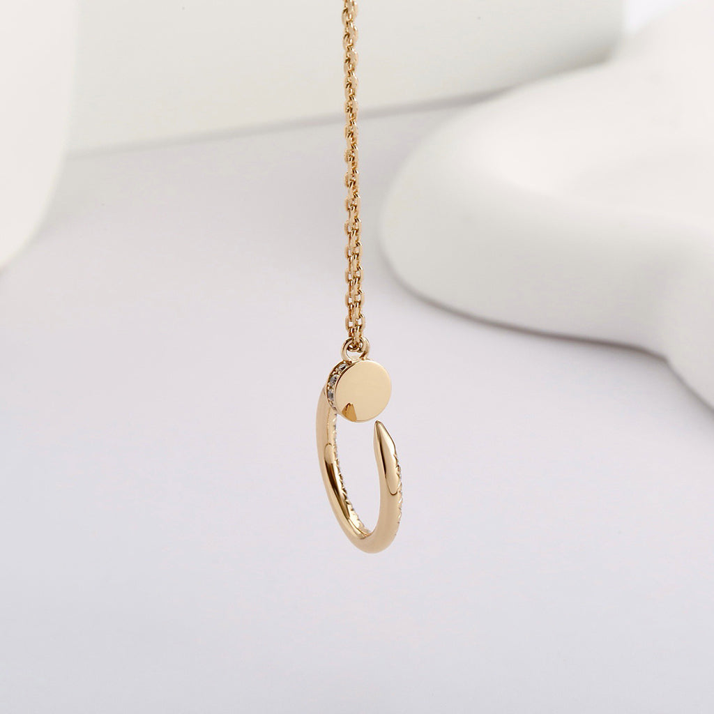 [sparkle Jewelery]JUSTE NECKLACE FULL DIAMOND