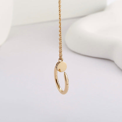 [sparkle Jewelery]JUSTE NECKLACE FULL DIAMOND